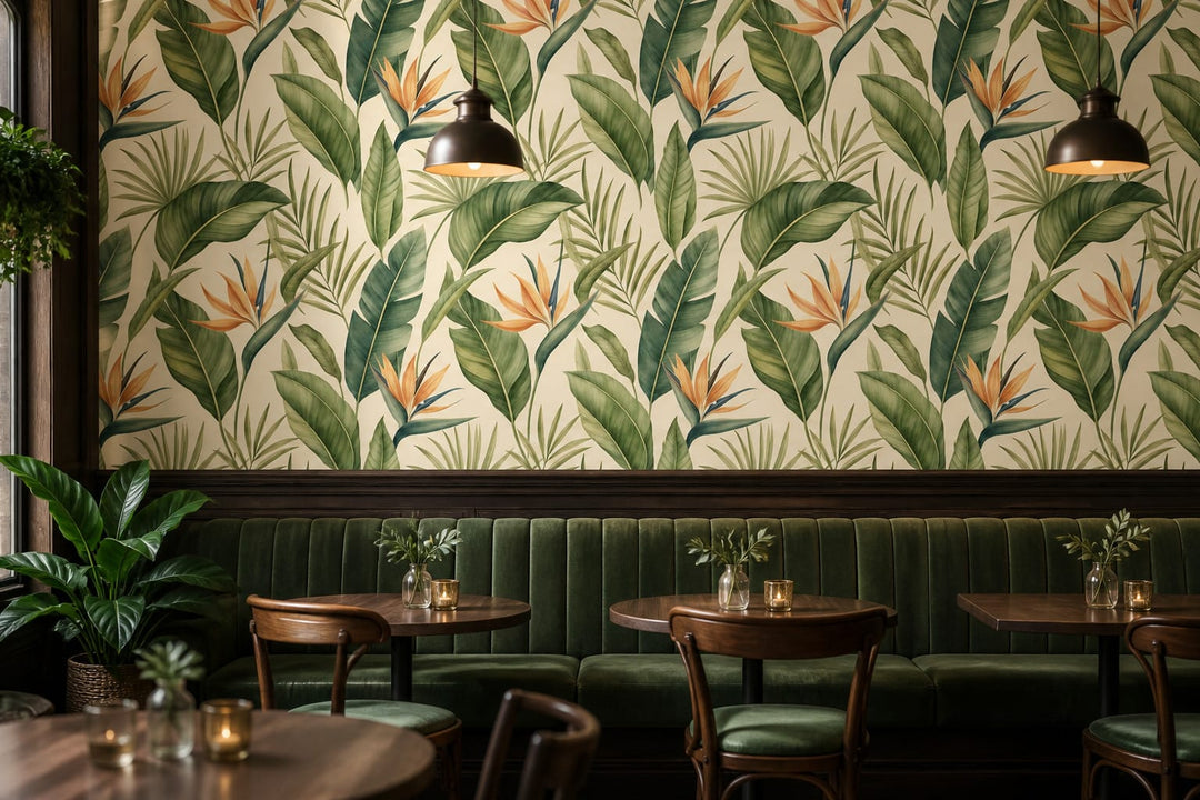 Brown Bird Of Wallpaper Mural product view