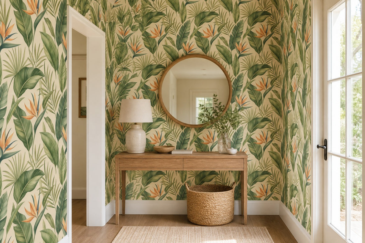 Brown Bird Of Wallpaper Mural product view