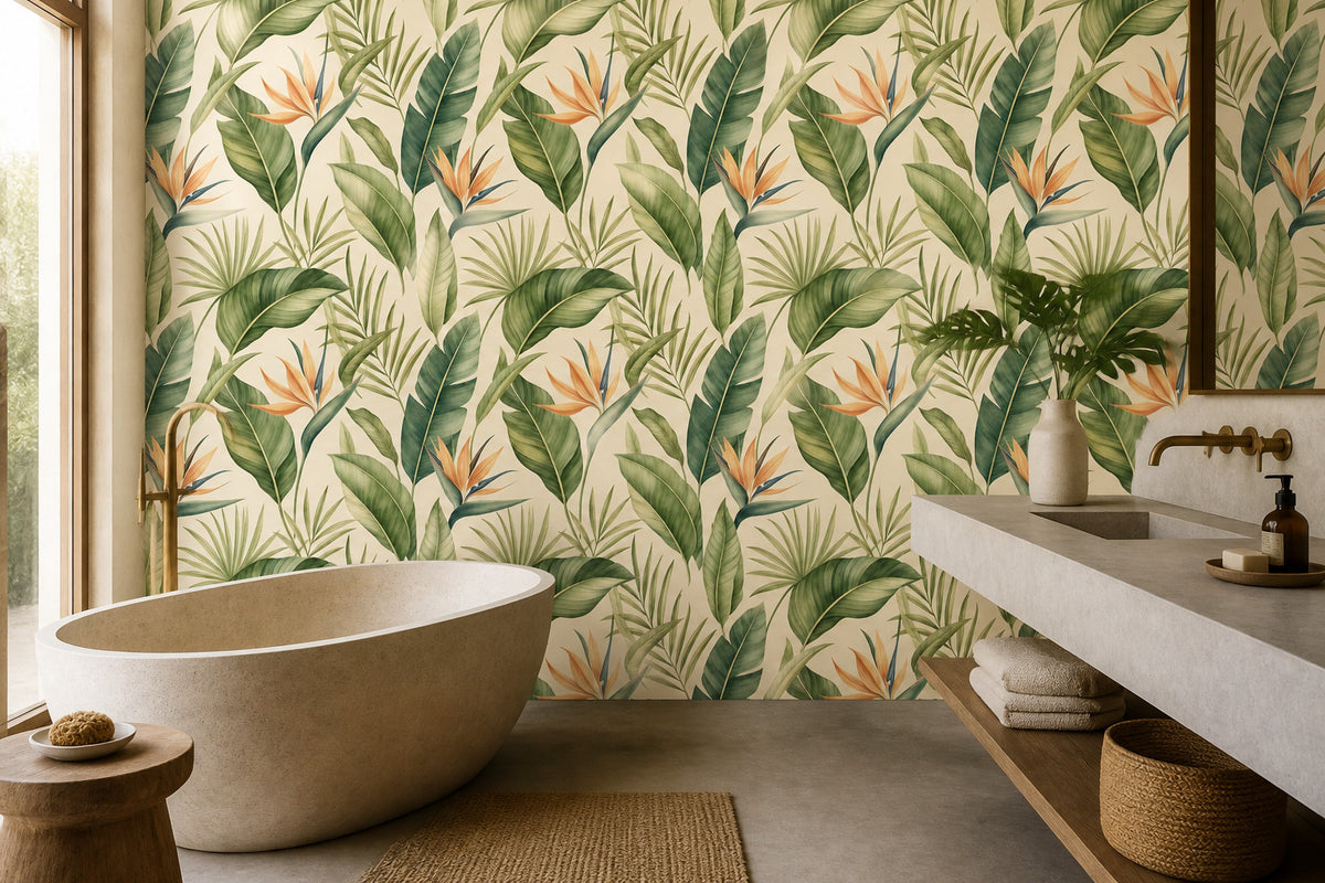 Brown Bird Of Wallpaper Mural product view