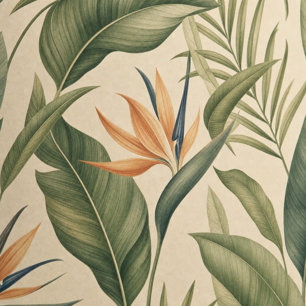 Brown Bird Of Wallpaper Mural product view
