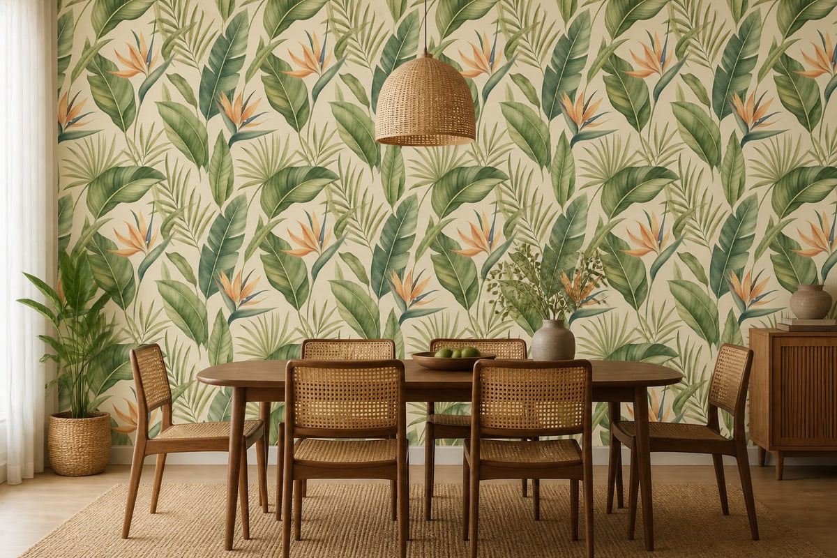 Brown Bird Of Wallpaper Mural product view