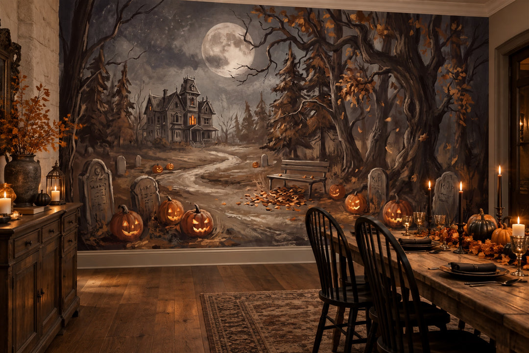 brown castle wallpaper mural dining custom removable non woven vinyl self adhesive