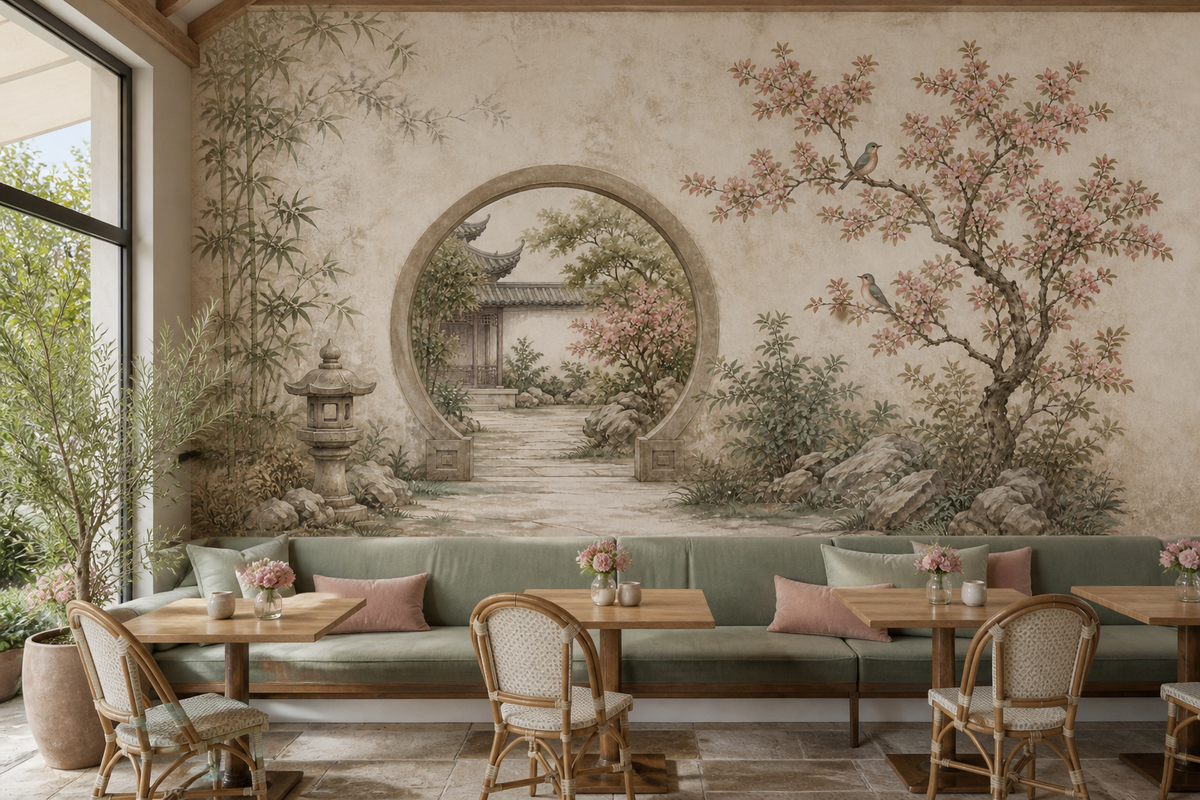 Brown Design Wallpaper Mural product view