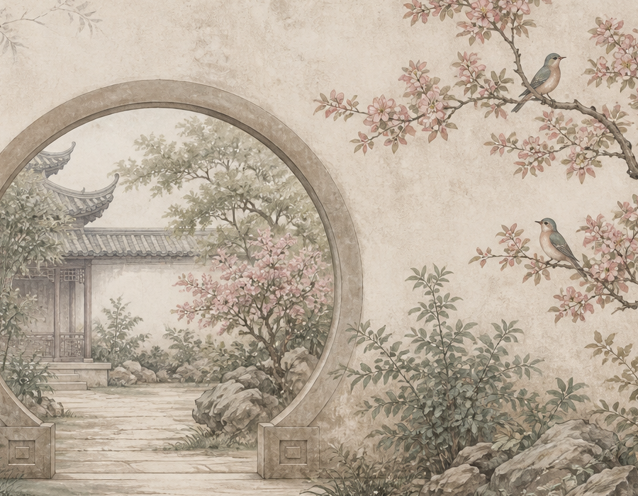 Brown Design Wallpaper Mural product view