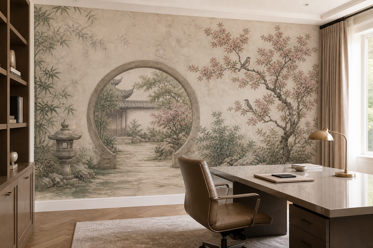 Brown Design Wallpaper Mural product view