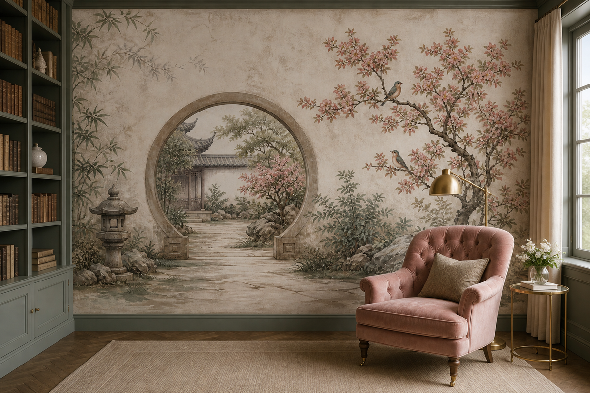 Brown Design Wallpaper Mural product view