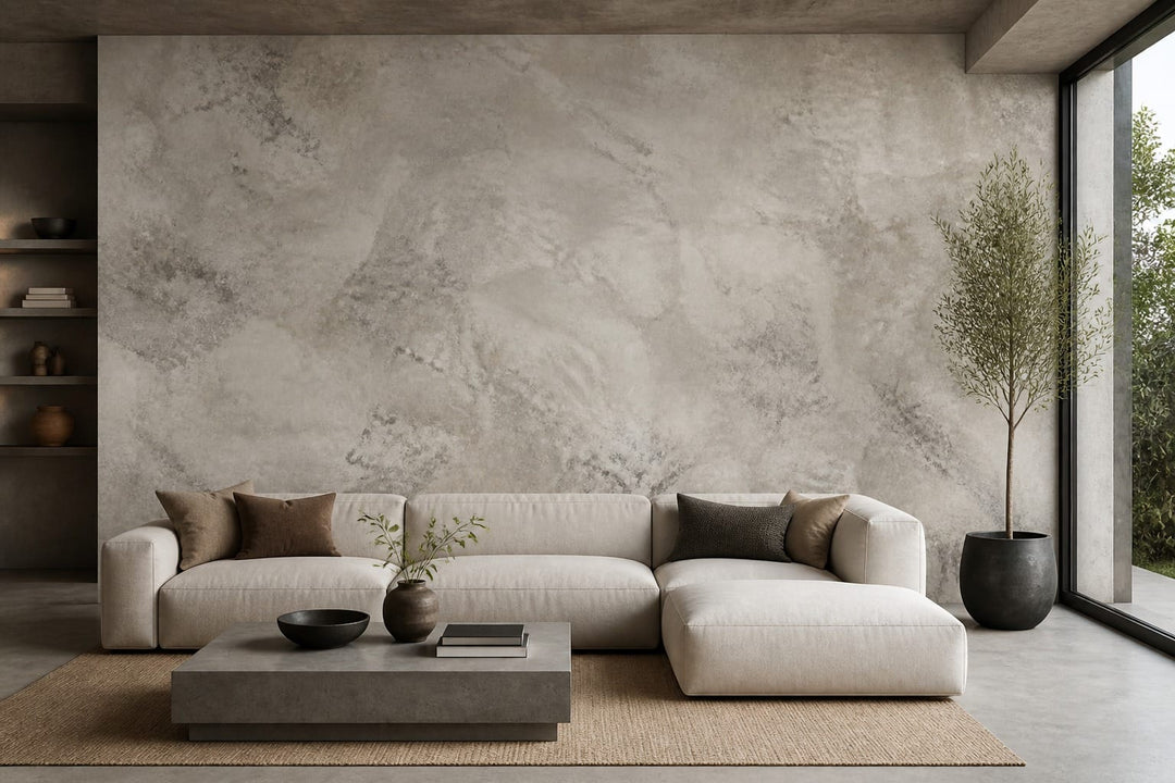 Brown Concrete Wallpaper Mural product view