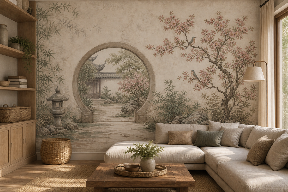Brown Design Wallpaper Mural product view