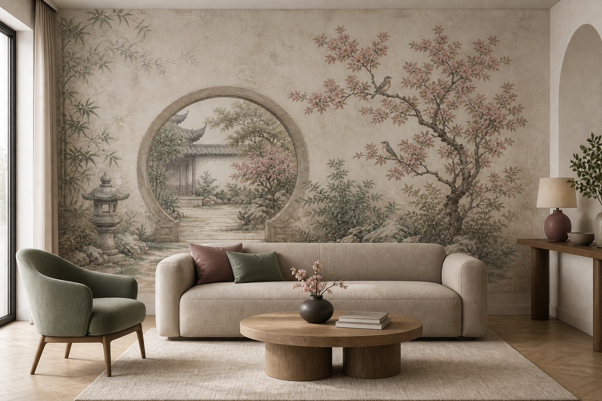 Brown Design Wallpaper Mural product view