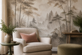 Brown Misty Wallpaper Mural