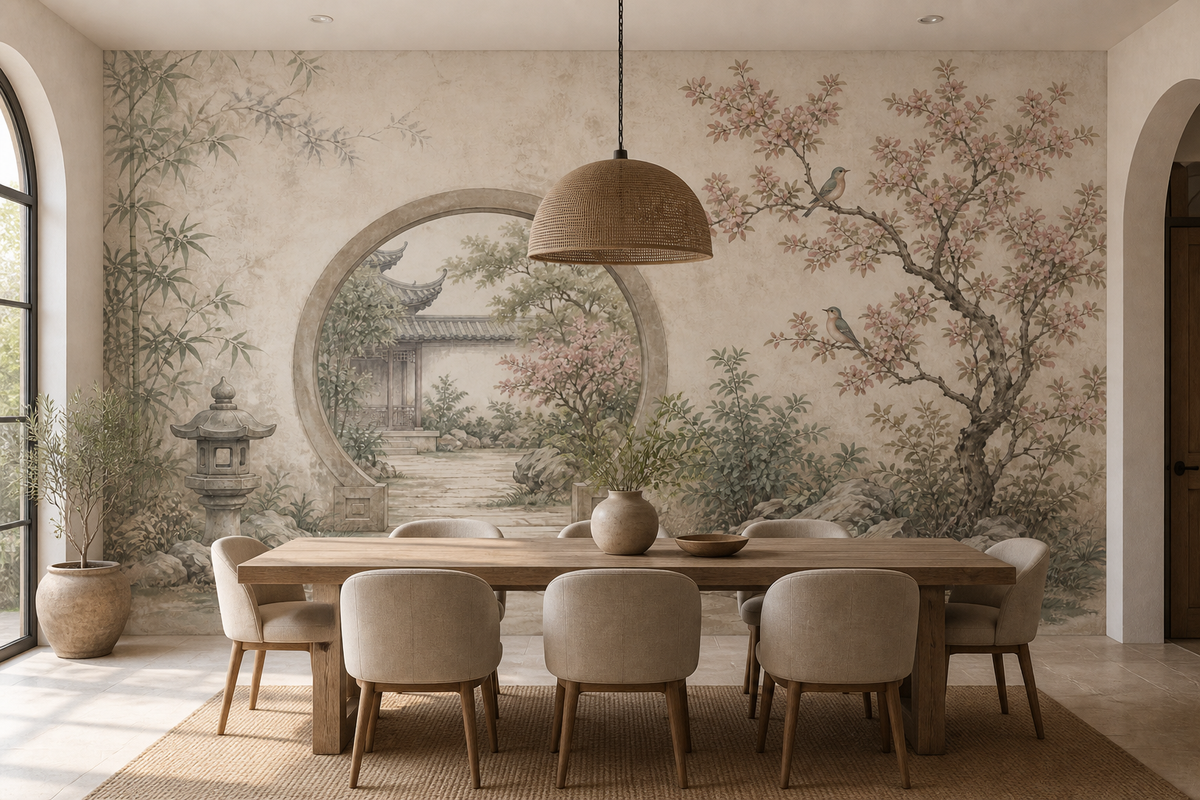 Brown Design Wallpaper Mural product view