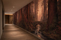 Burgundy Design Wallpaper Mural