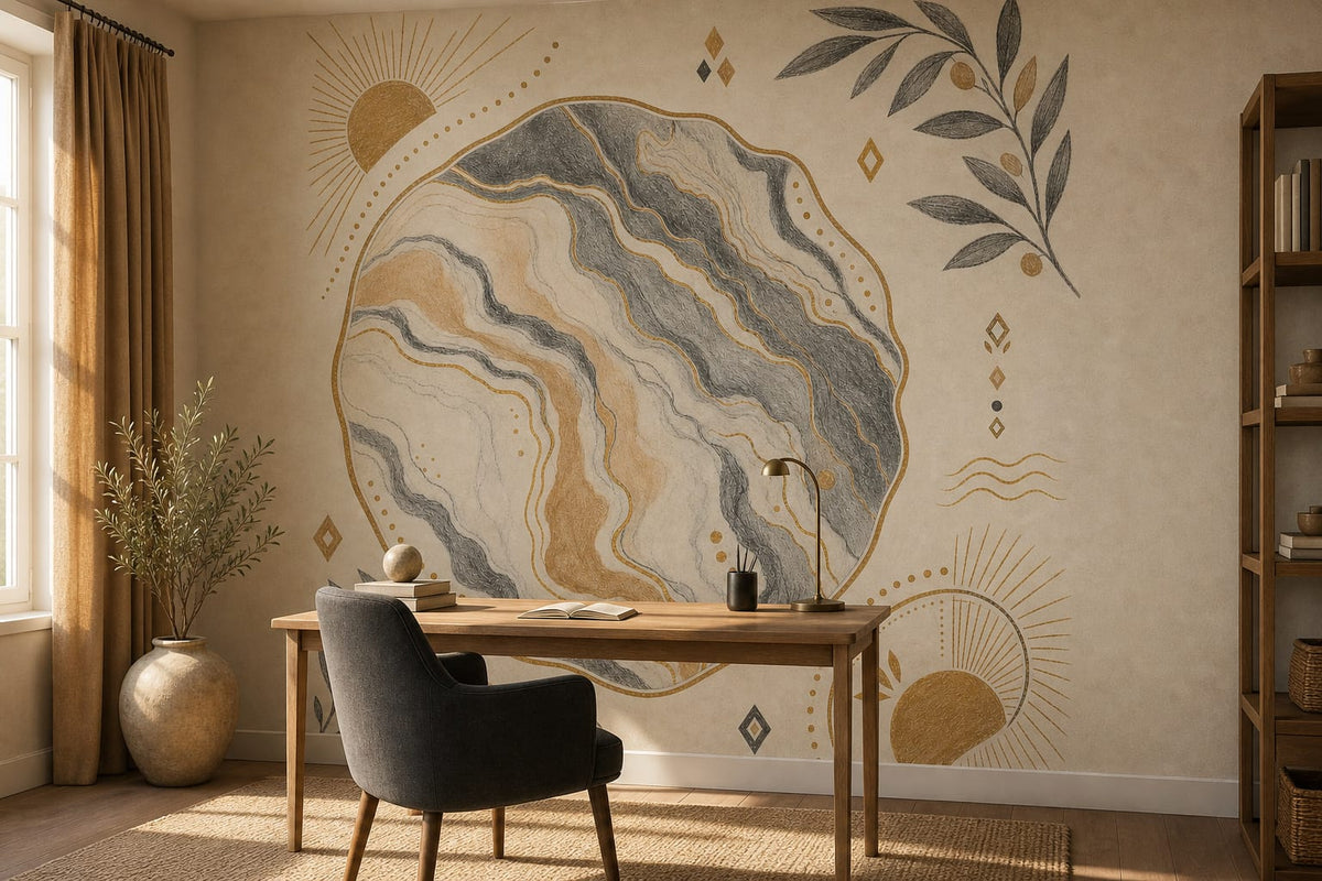 Charcoal Design Wallpaper Mural product view