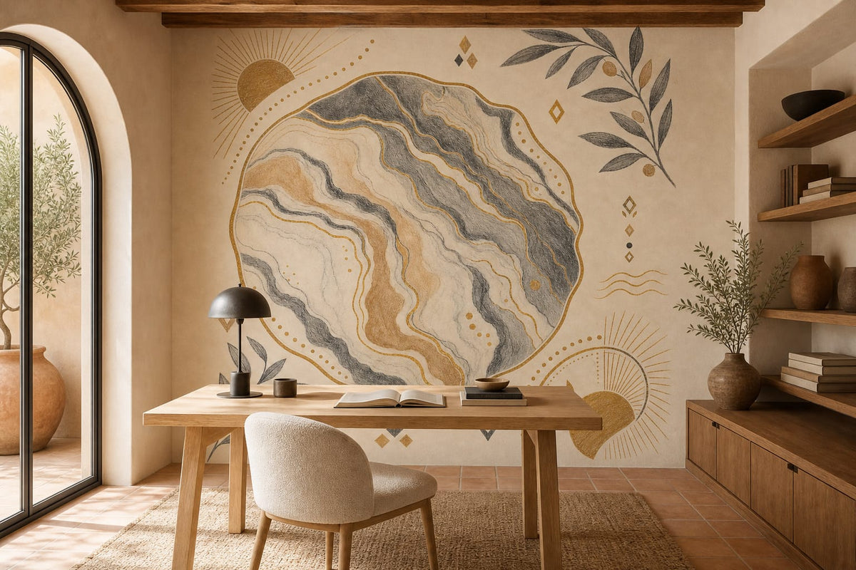 Charcoal Design Wallpaper Mural product view