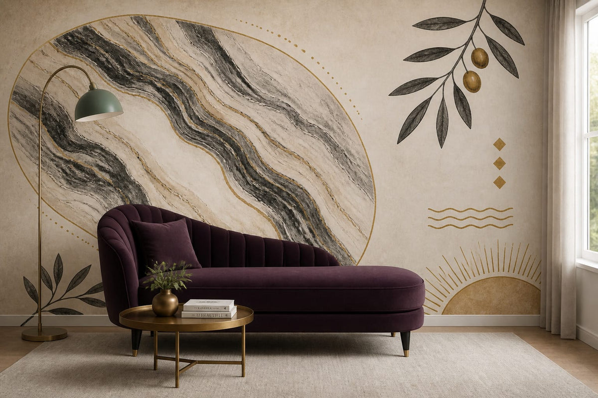 Charcoal Design Wallpaper Mural product view