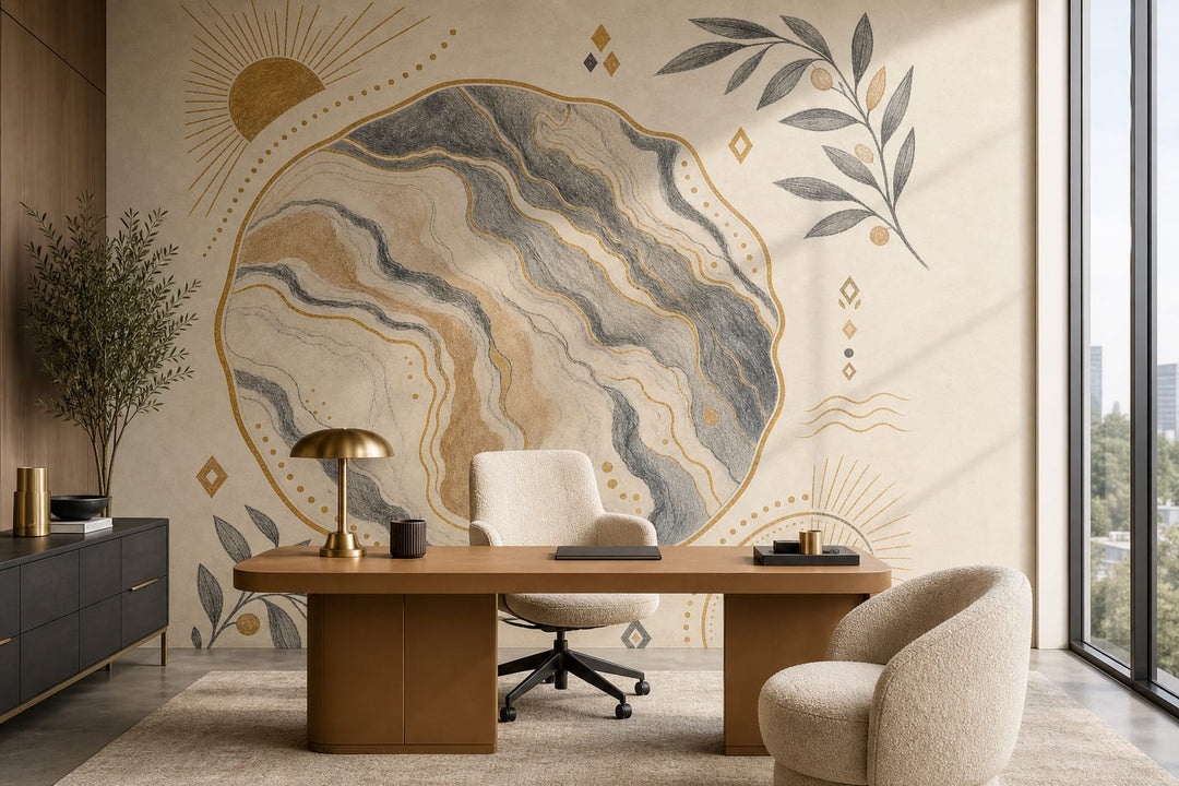 Charcoal Design Wallpaper Mural product view