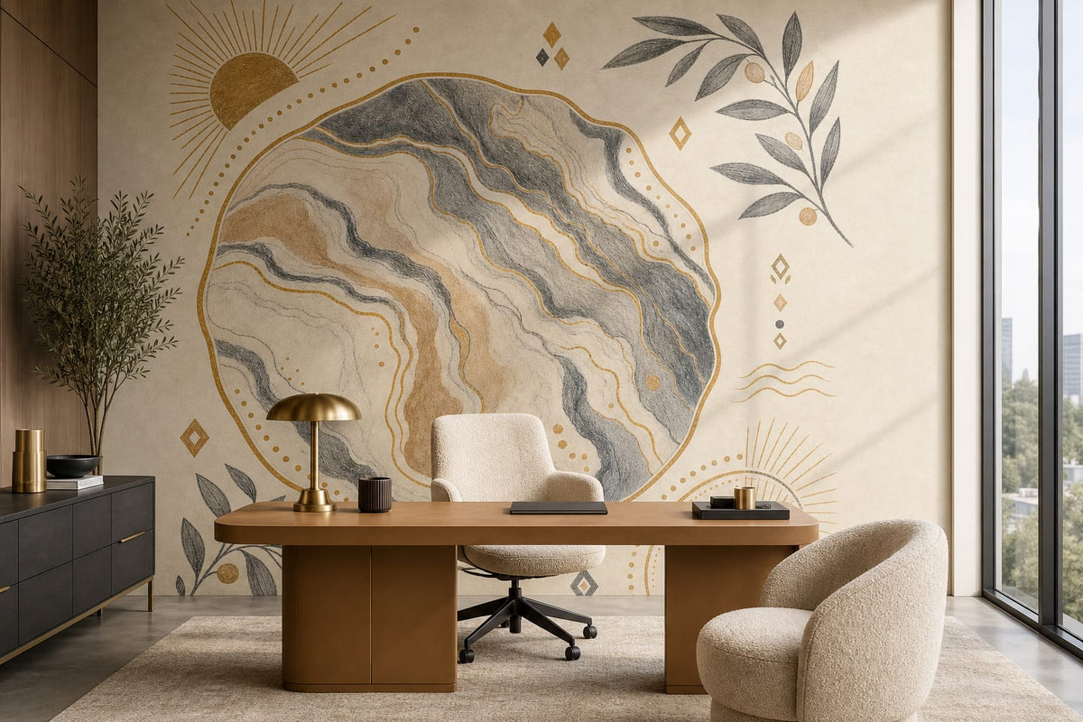 Charcoal Design Wallpaper Mural product view