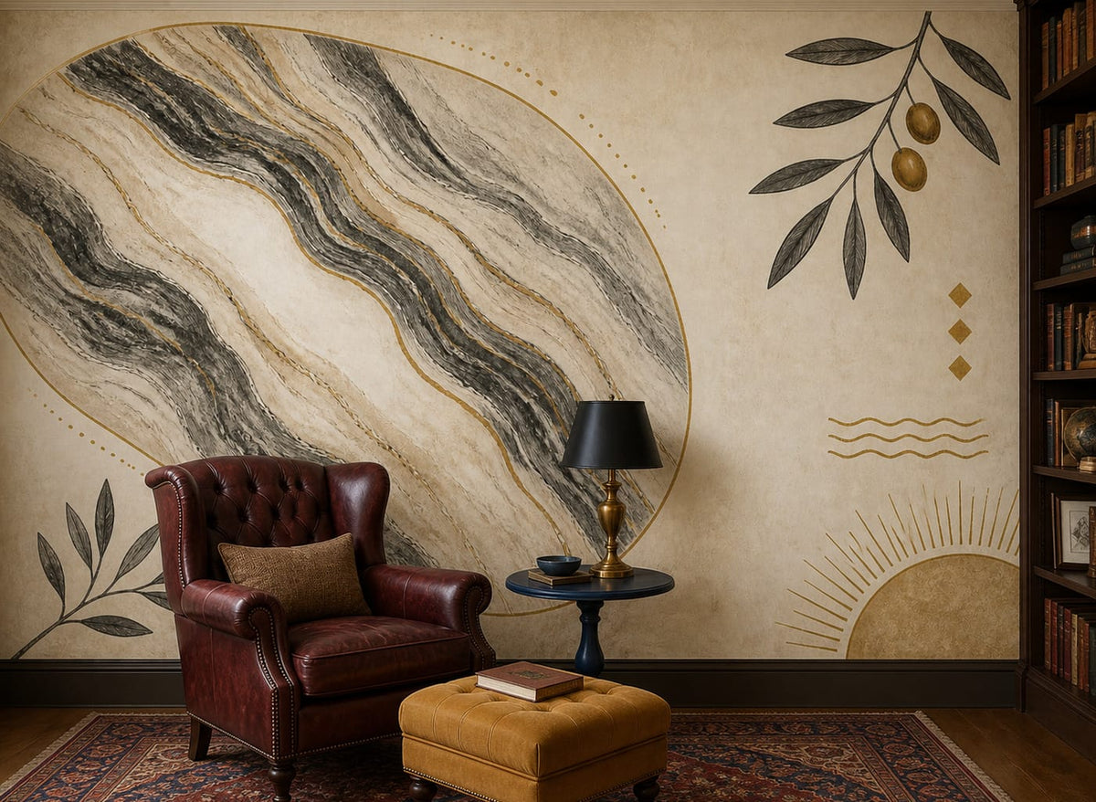 Charcoal Design Wallpaper Mural product view