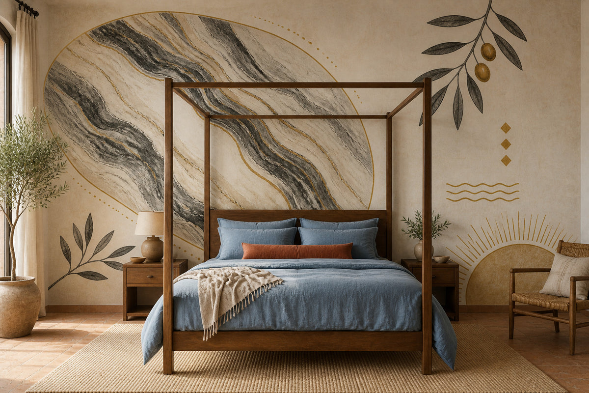 Charcoal Design Wallpaper Mural product view