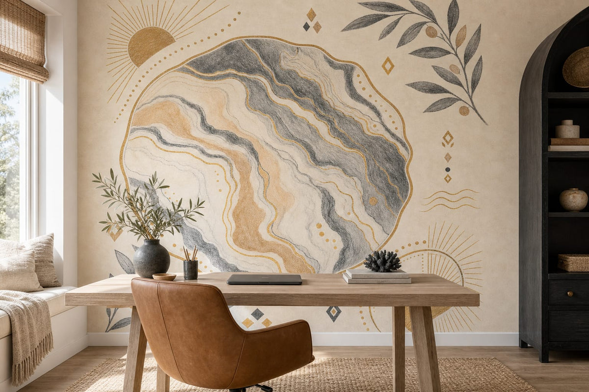 Charcoal Design Wallpaper Mural product view