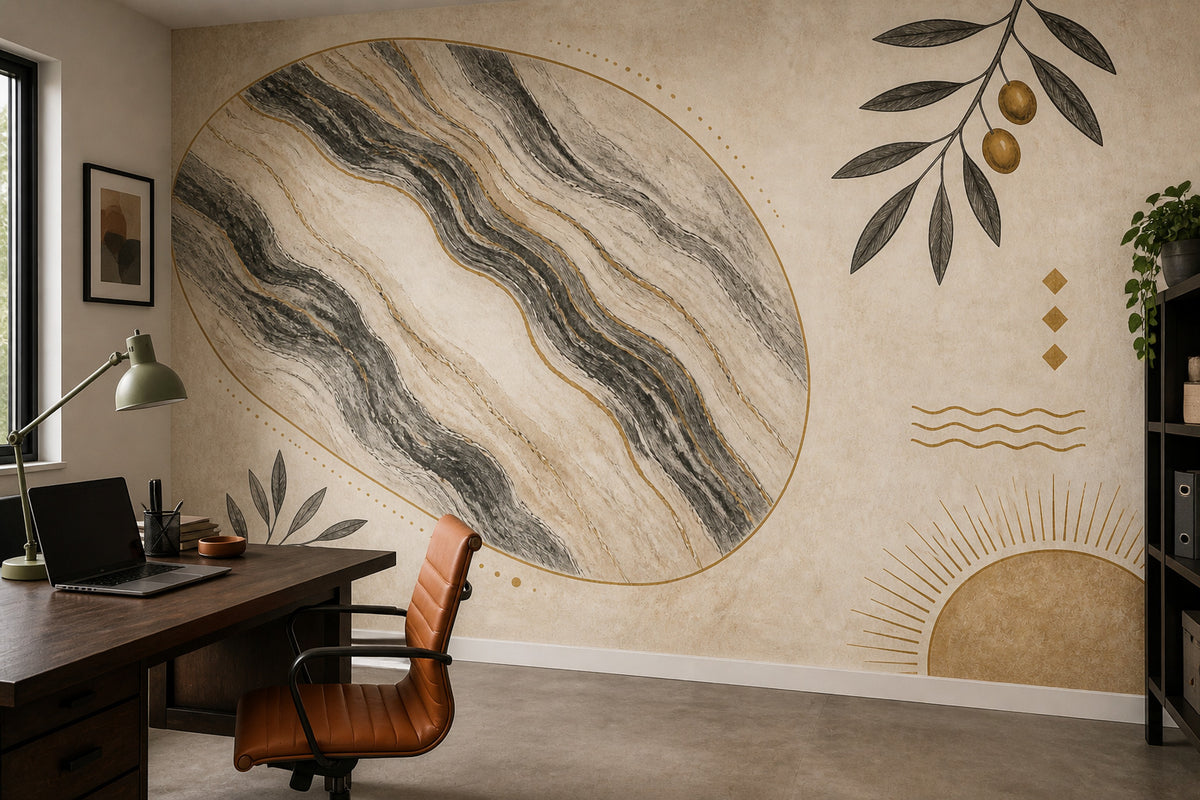 Charcoal Design Wallpaper Mural product view