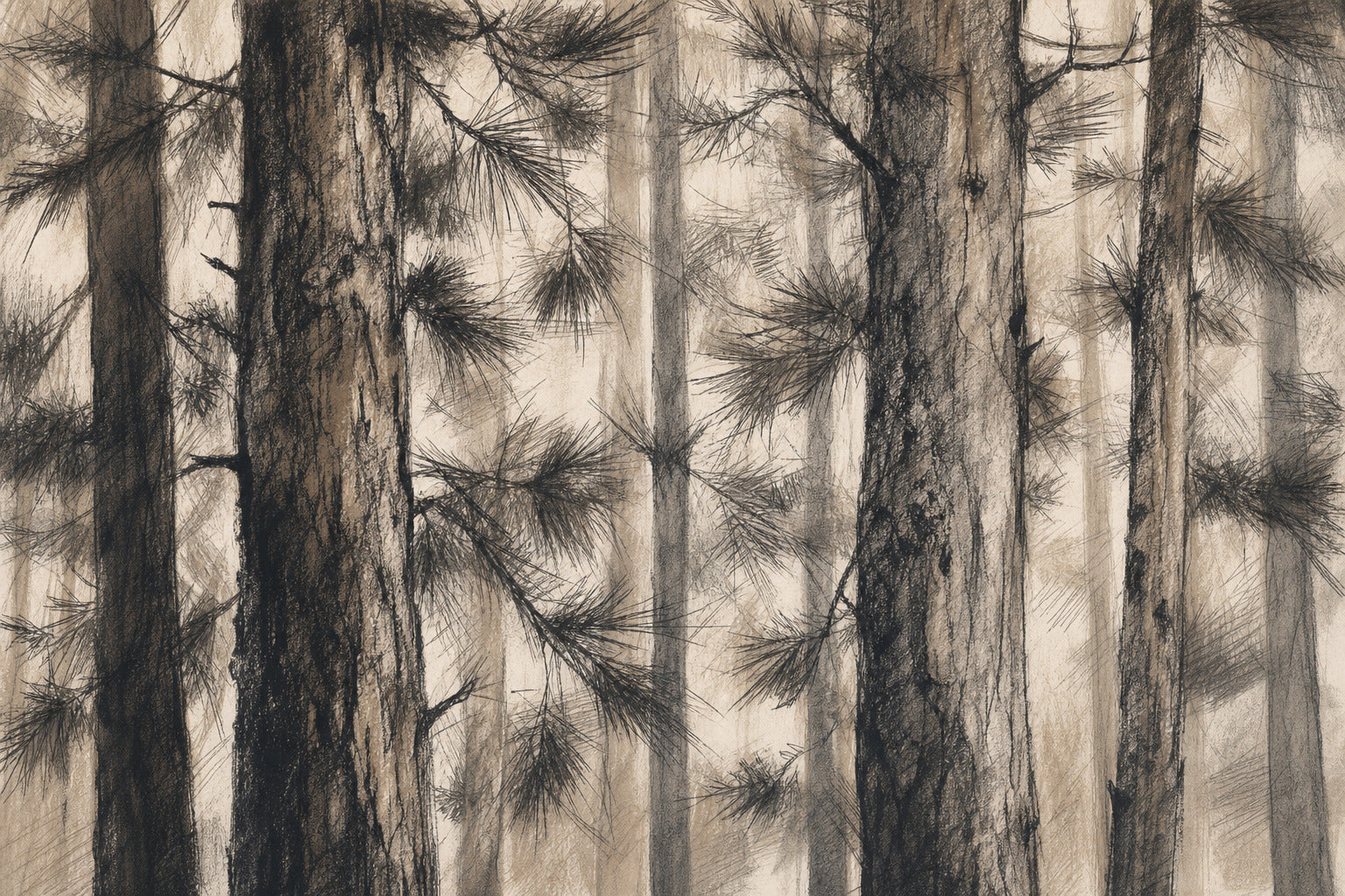 Charcoal Design Wallpaper Mural