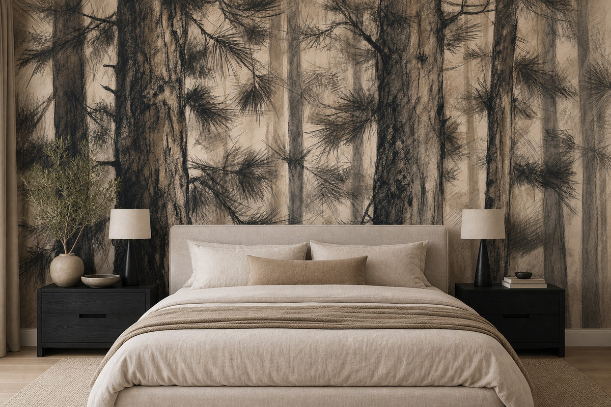 Charcoal Design Wallpaper Mural product view