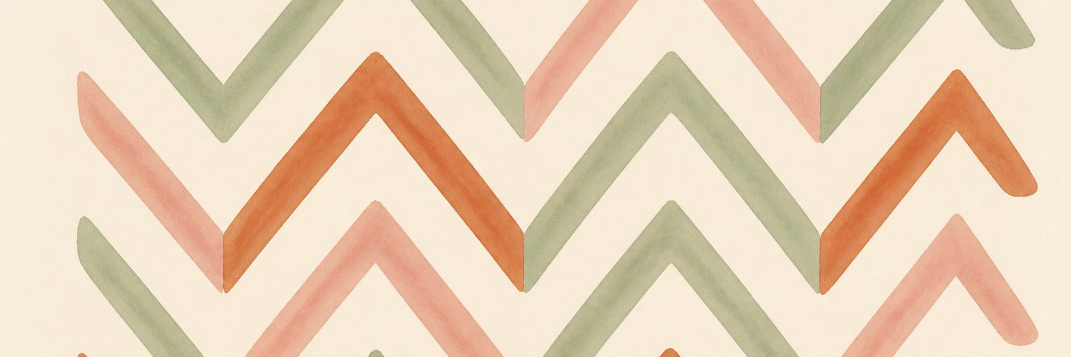 Sage Chevron Wallpaper Mural