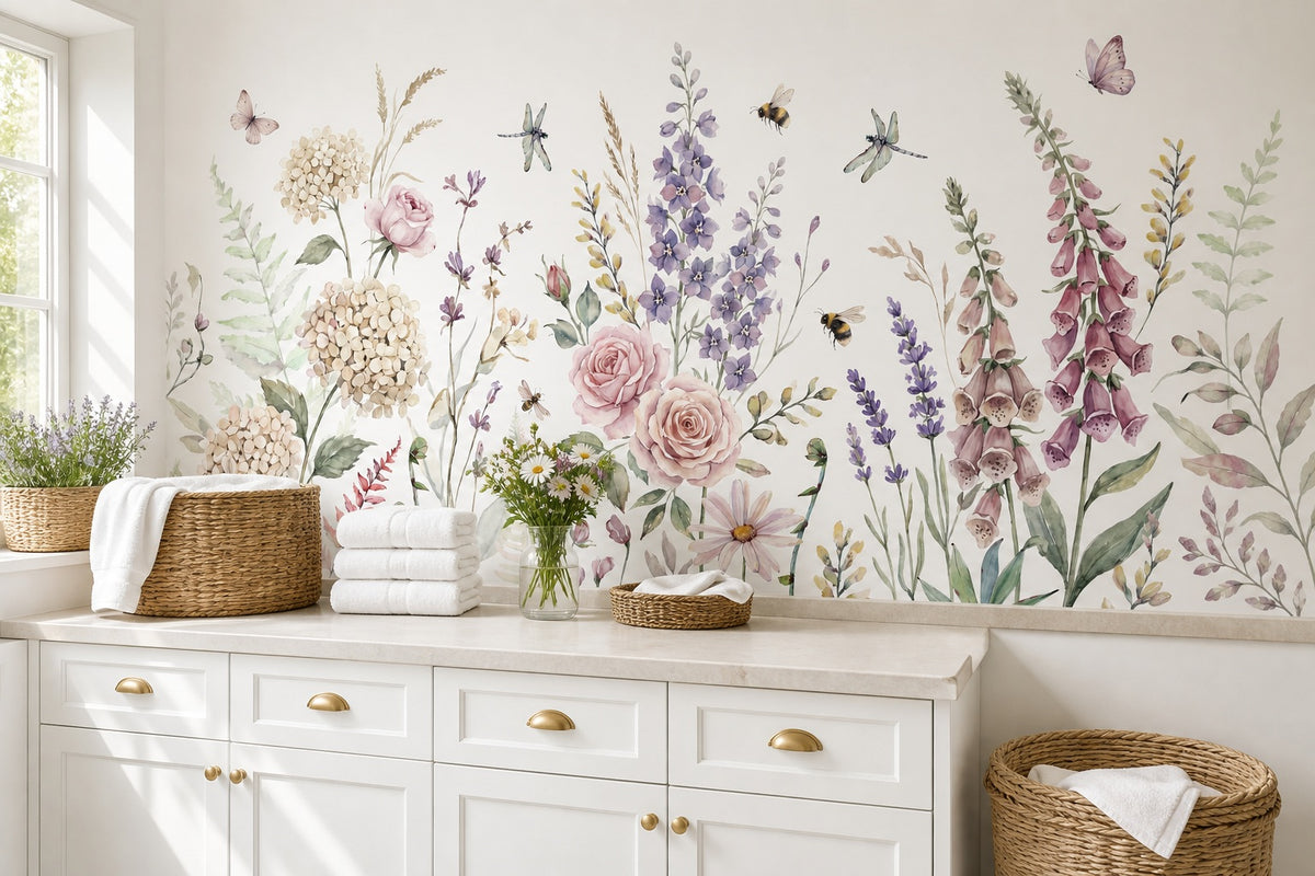clay vintage jungle wallpaper laundry custom peel and stick non woven vinyl removable
