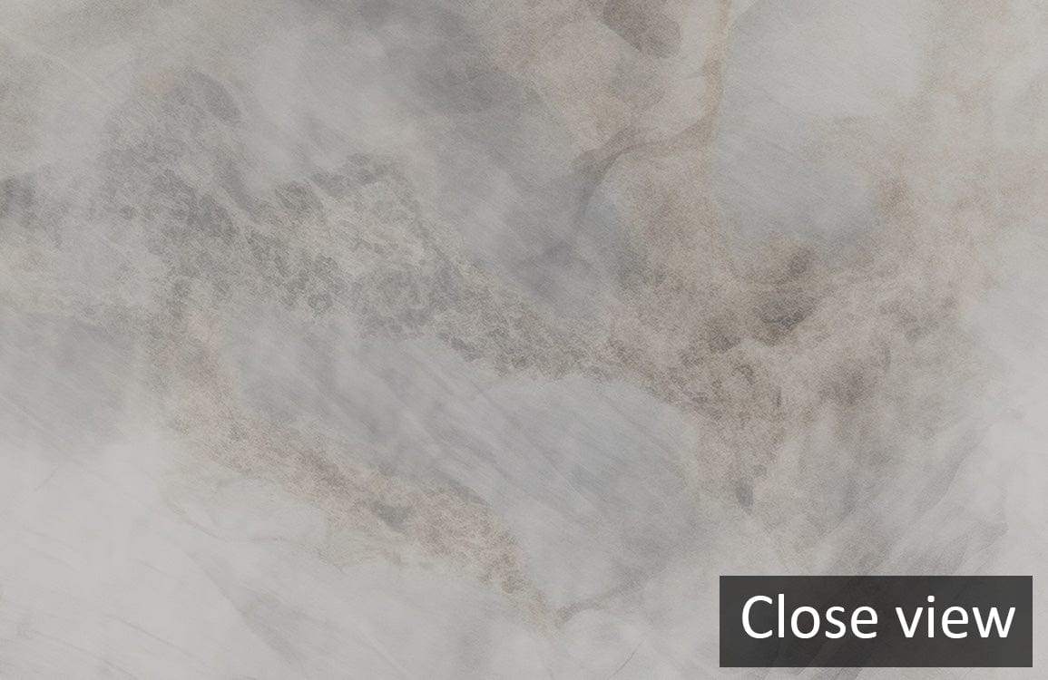 Close view of Elegant Marble Effect Grey Textured Mural Wallpaper for contemporary decor.