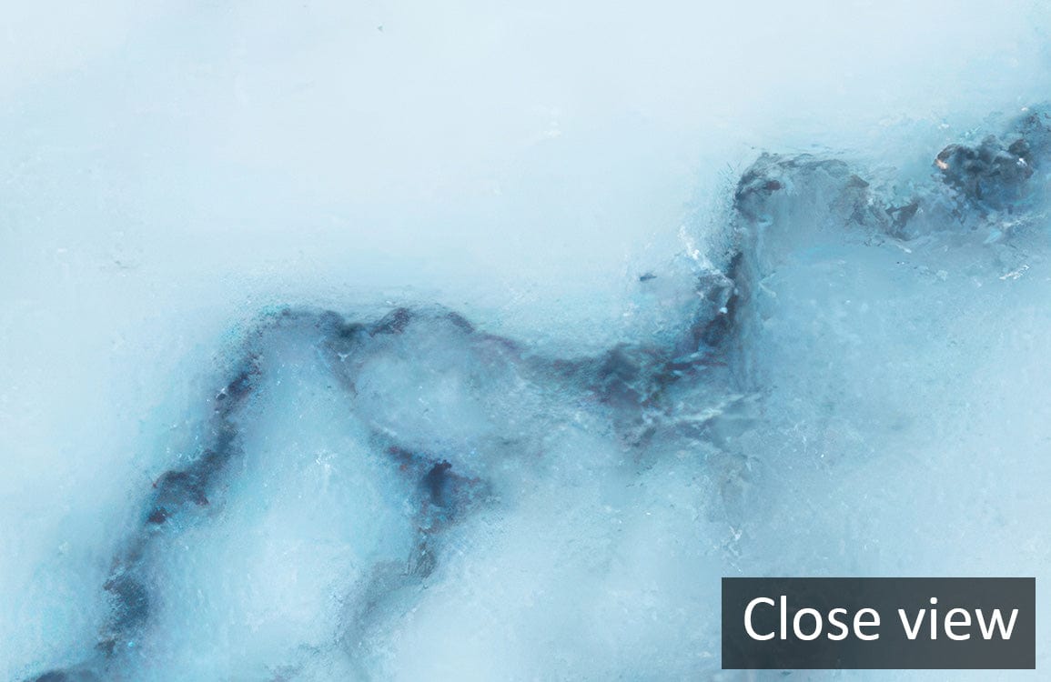 Elegant Blue Marble Effect Wallpaper texture, close-up view, luxurious modern design for stylish interiors.