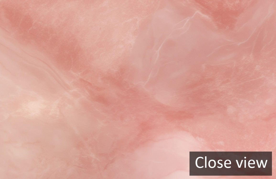 Elegant pink marble effect wallpaper, chic luxury design, perfect for stylish interiors and modern accents.