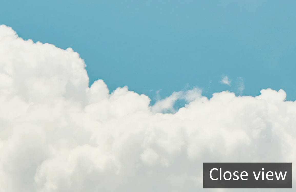 Blue Horizon Cloudscape Mural Wallpaper