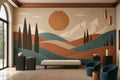 Copper Art Wallpaper Mural