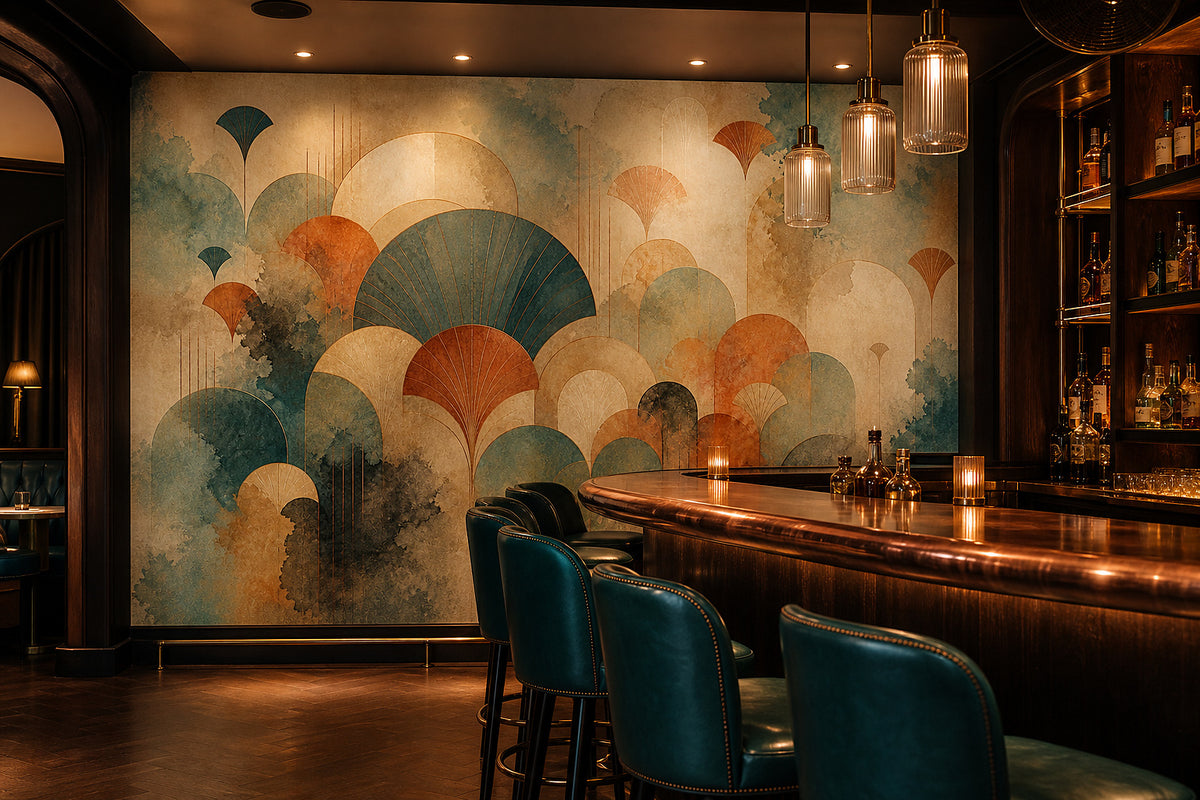 Copper Bar Wallpaper Mural product view