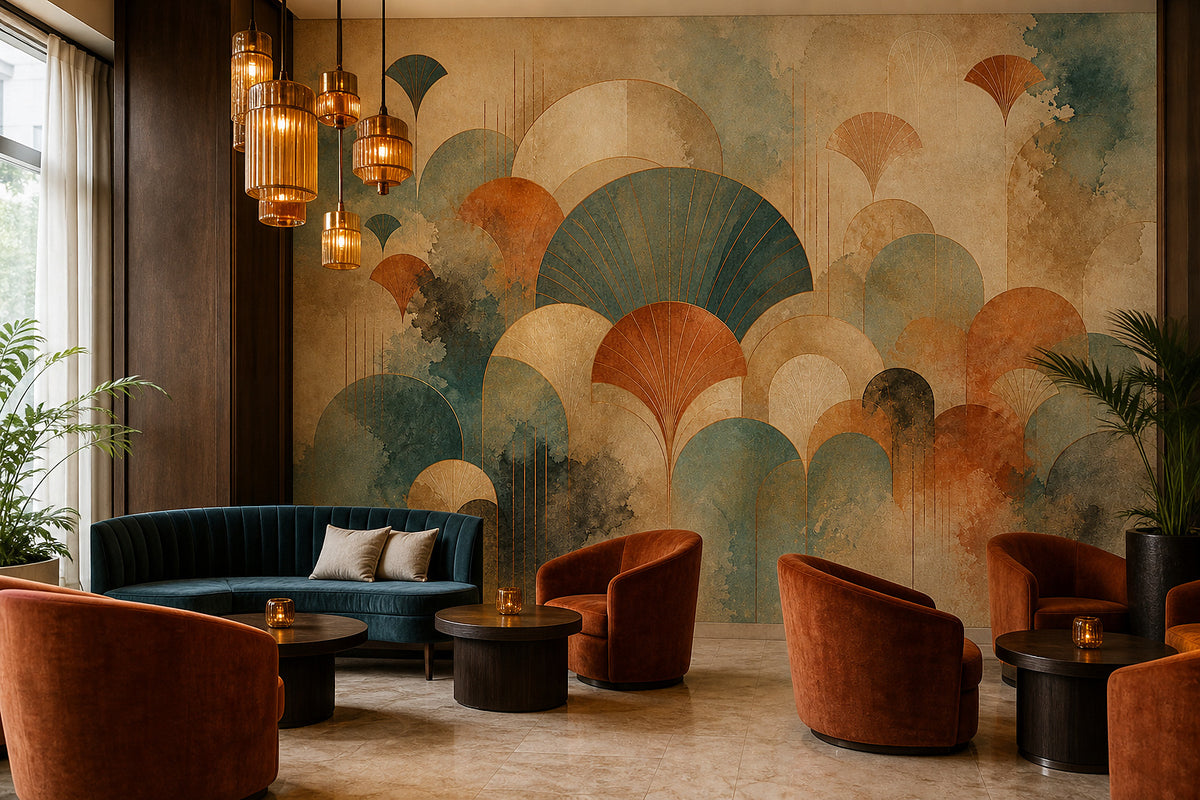 Copper Bar Wallpaper Mural product view