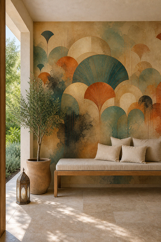 Copper Bar Wallpaper Mural product view