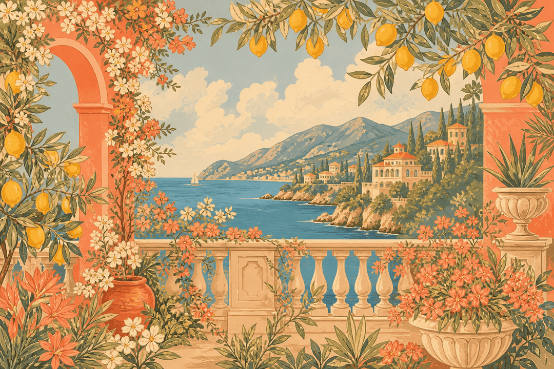 Coral Design Wallpaper Mural product view