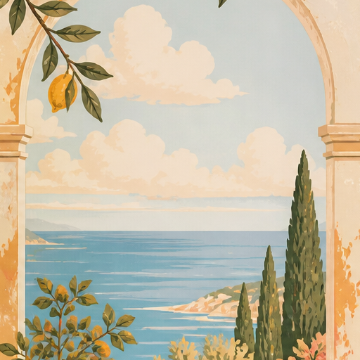 Coral Design Wallpaper Mural product view