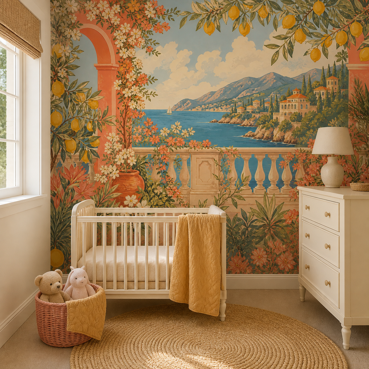 Coral Design Wallpaper Mural product view