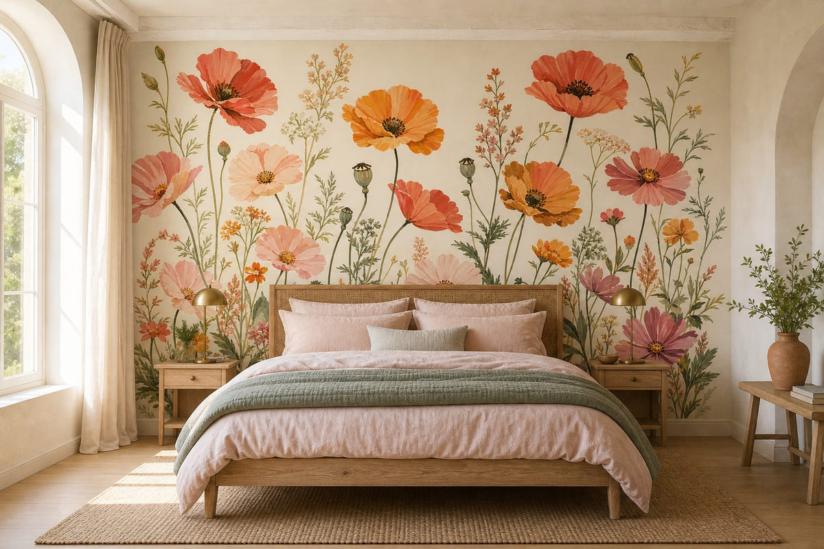 Coral Design Wallpaper Mural product view
