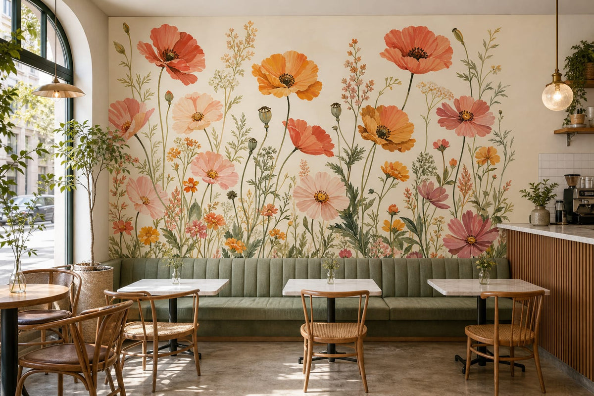 Coral Design Wallpaper Mural product view