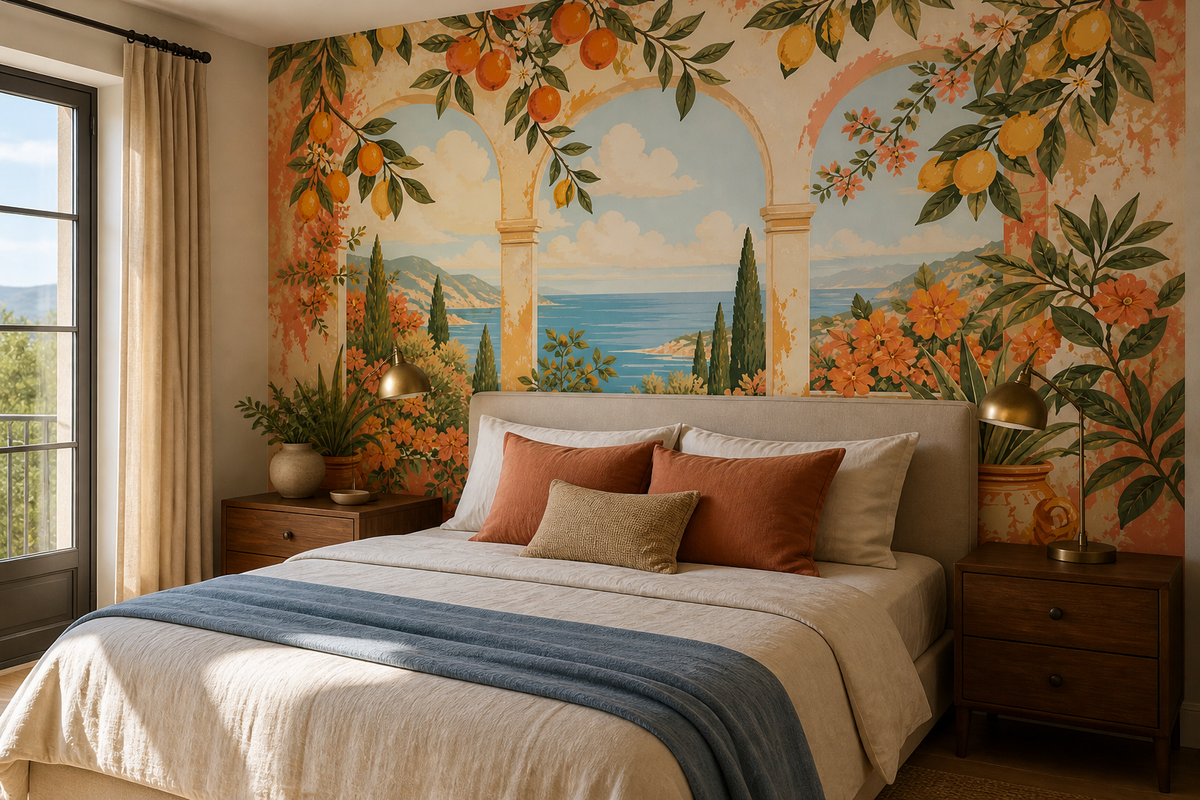 Coral Design Wallpaper Mural product view