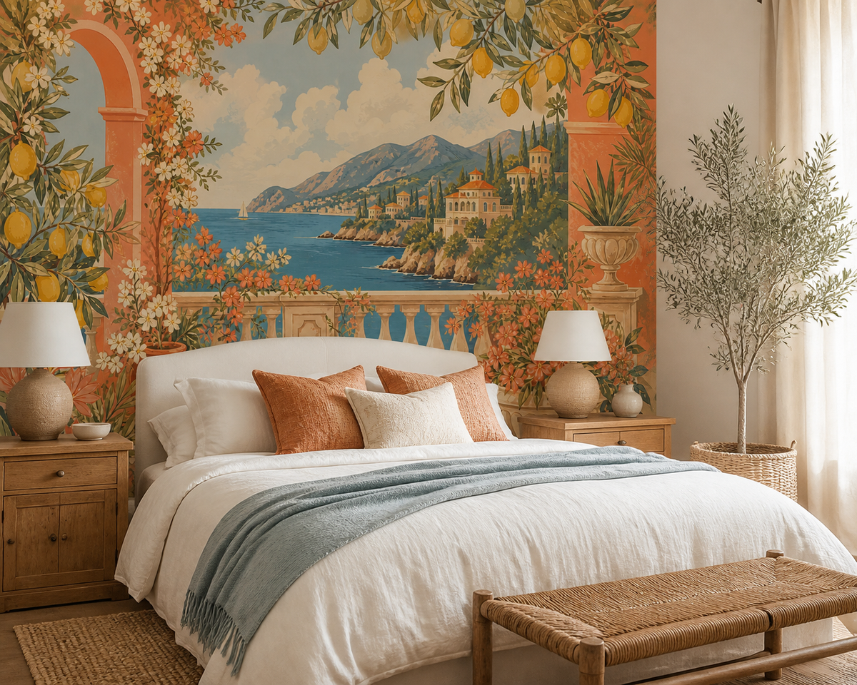Coral Design Wallpaper Mural product view