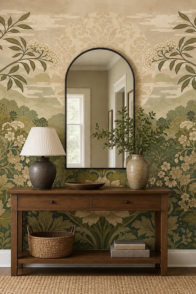 Cream Design Wallpaper Mural product view