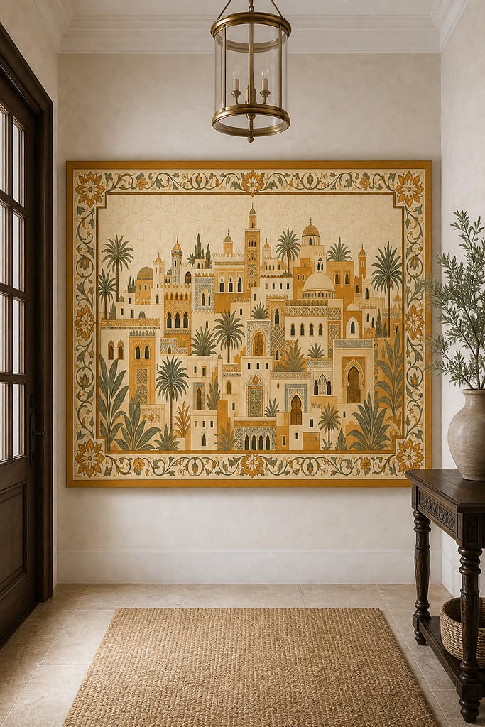 Cream Design Wallpaper Mural product view
