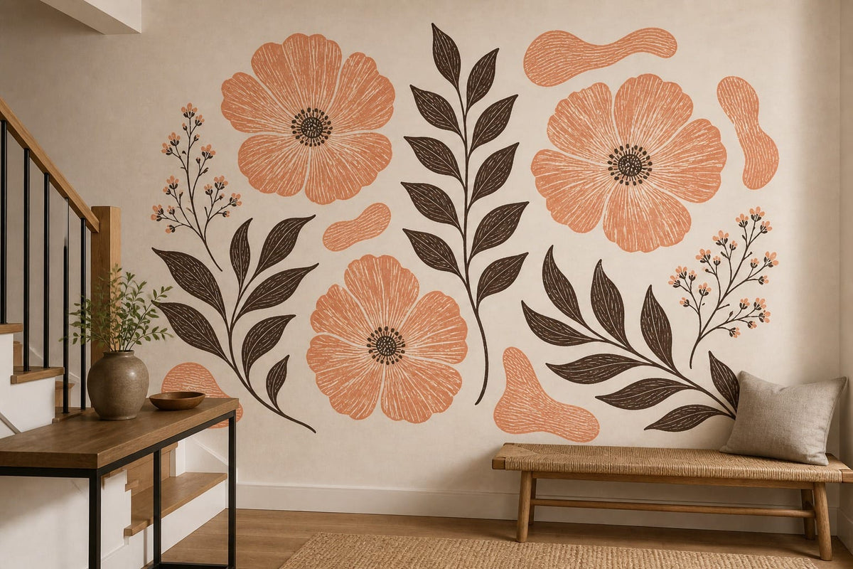 Cream Design Wallpaper Mural product view