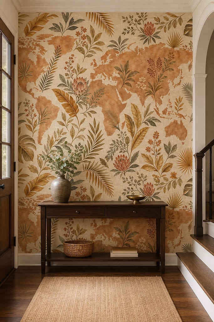 Cream Design Wallpaper Mural product view