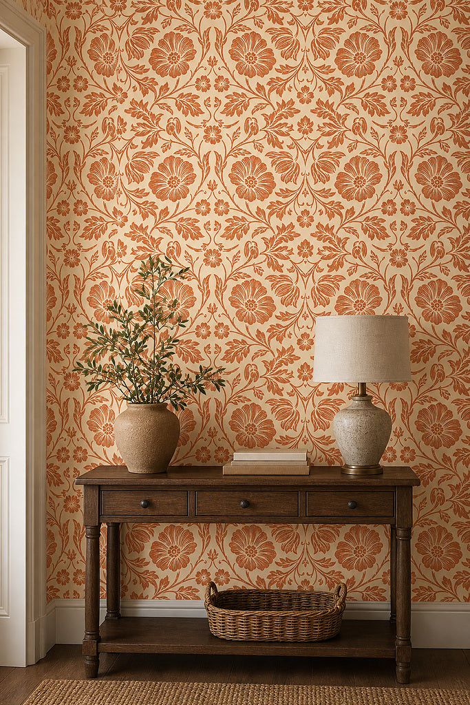 Cream Design Wallpaper Mural product view