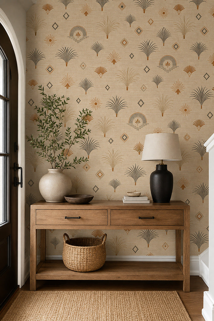 Cream Design Wallpaper Mural product view